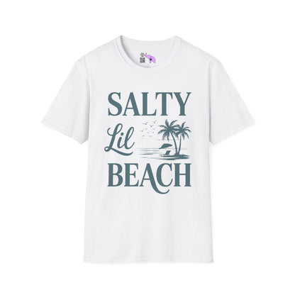 Salty LIl' Beach Adult T-shirt