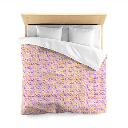 Peach Sorbet Camo Duvet Bedding Set