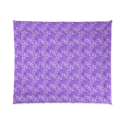 Lavender Peony Symphony Comforter