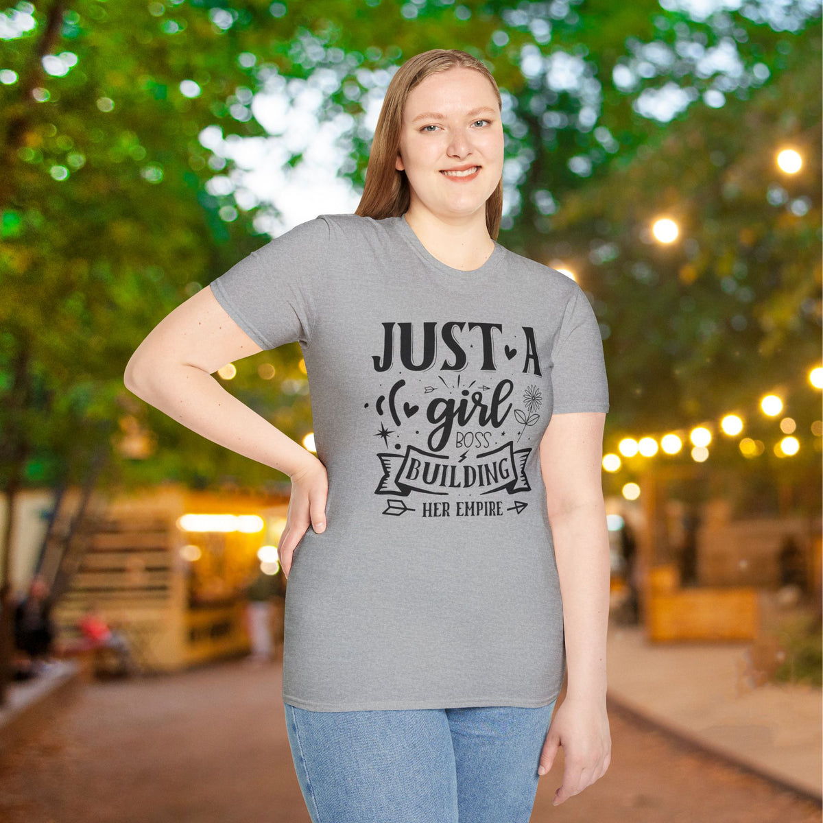 Just A Girl Boss Building Her Empire Adult T-shirt