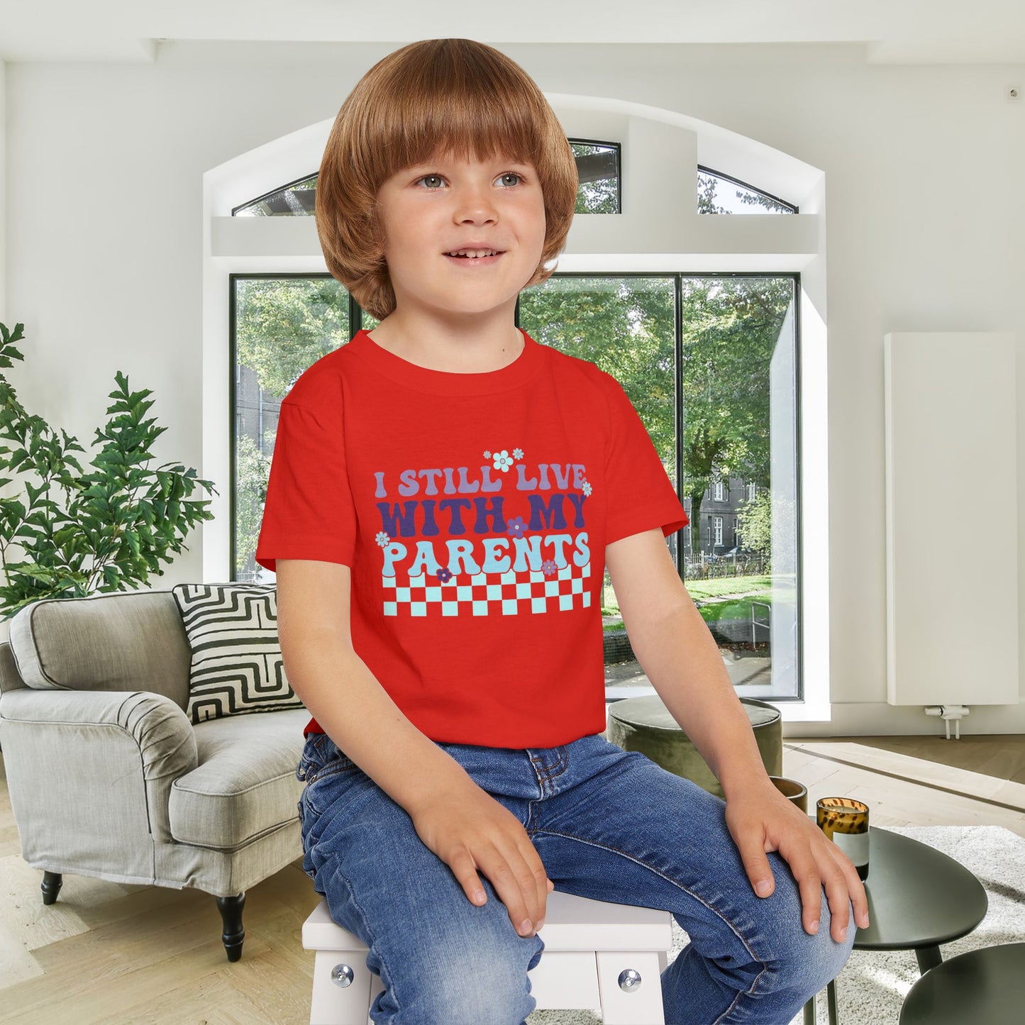 I Still Live With My Parents Heavy Cotton™ Toddler T-shirt