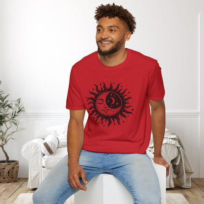 Celestial Sun/Moon Adult T-shirt