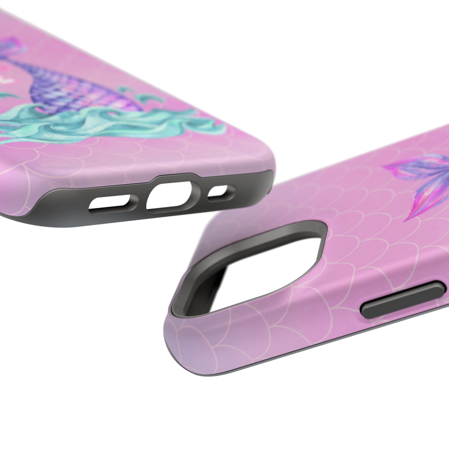 Pink Mermaid Life MagSafe® Compatible Tough Case for iPhone