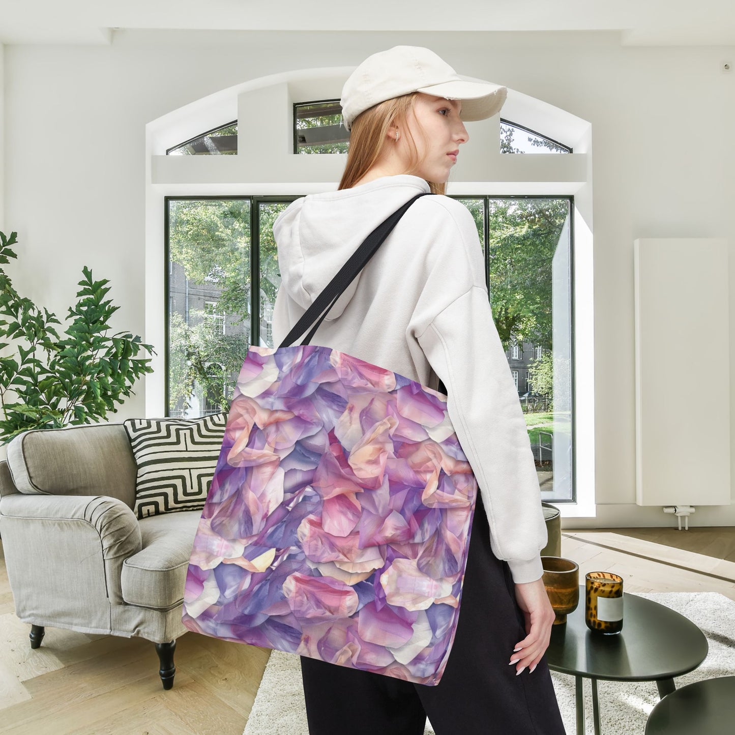 Ethereal Bloomscape Canvas Tote Bag