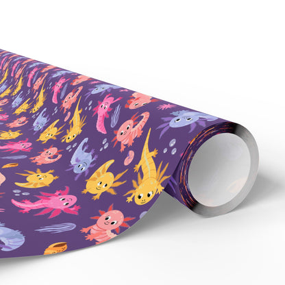 Axolotl Adventures Wrapping Paper