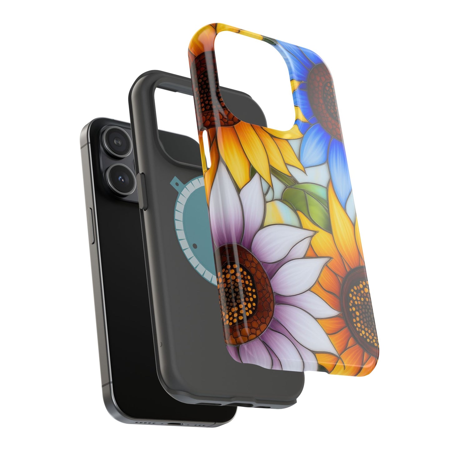Colorful Sunflowers MagSafe® Compatible Tough Case for iPhone