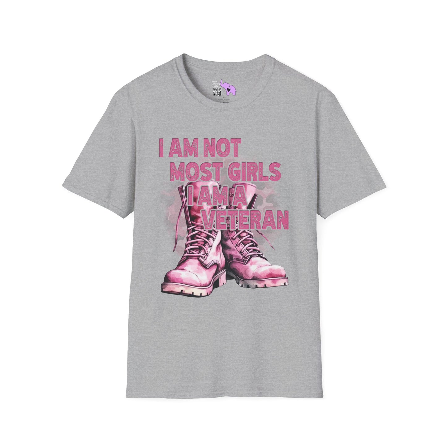 I'm Not Most Girls I Am A Veteran Adult T-Shirt