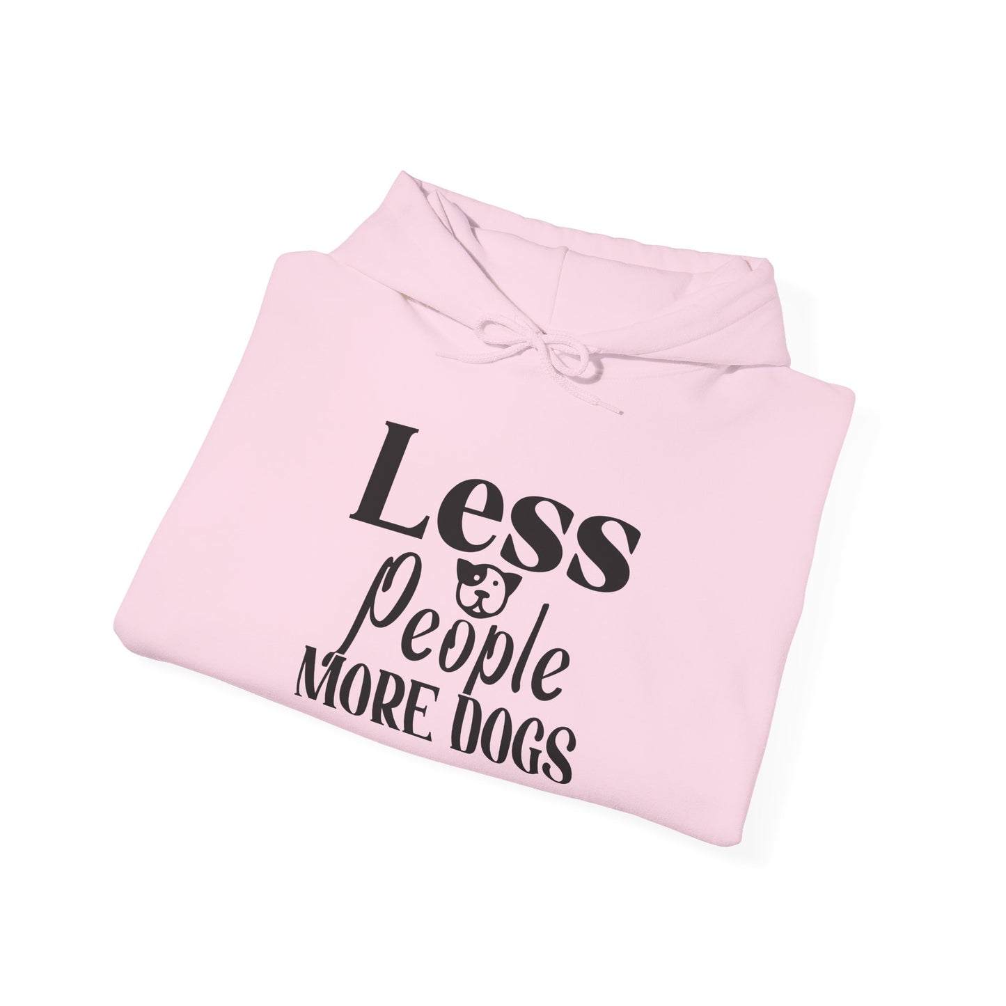Less People More Dogs Heavy Blend™ Hooded Sweatshirt