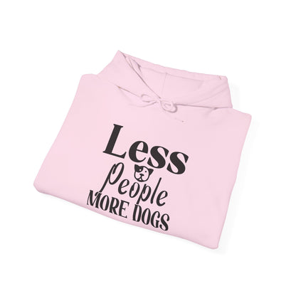 Less People More Dogs Heavy Blend™ Hooded Sweatshirt