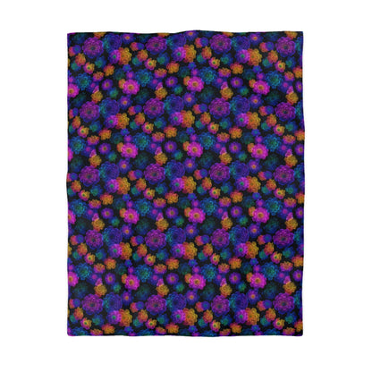 Luminous Carnations Duvet Bedding Set
