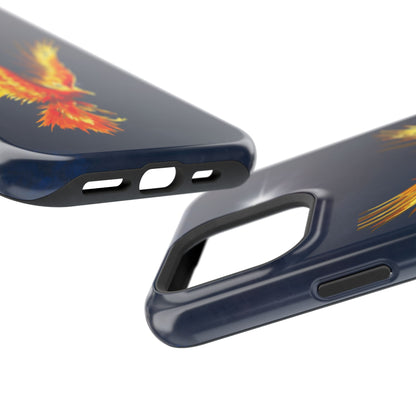Phoenix Over Nebula MagSafe® Compatible Tough Case for iPhone