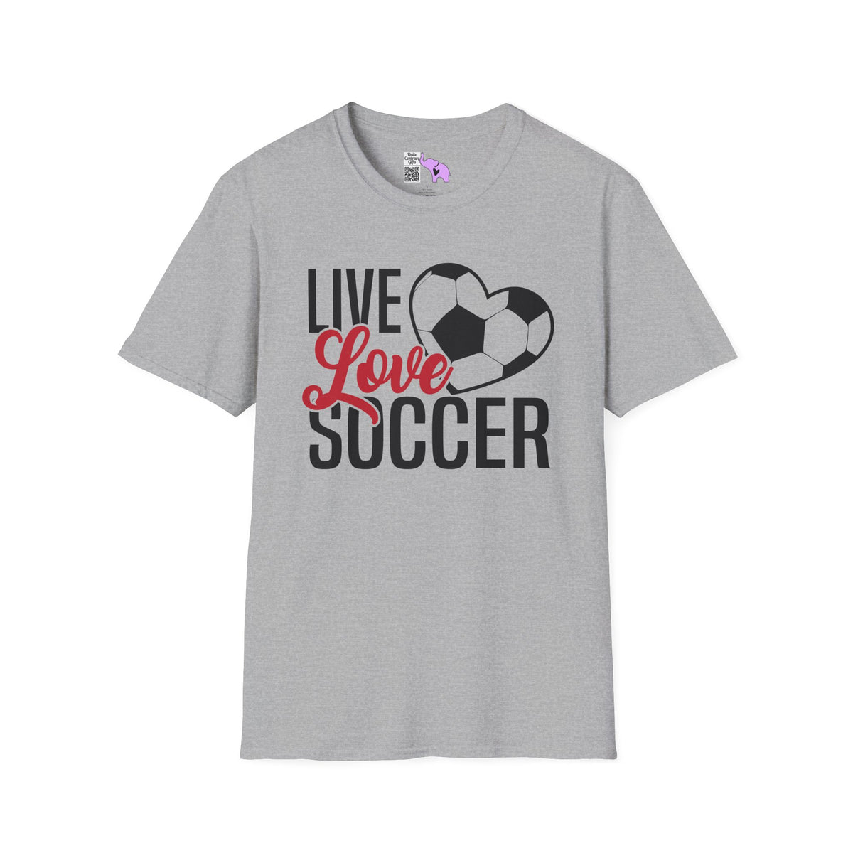 Live Love Soccer Adult T-shirt