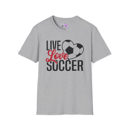 Live Love Soccer Adult T-shirt