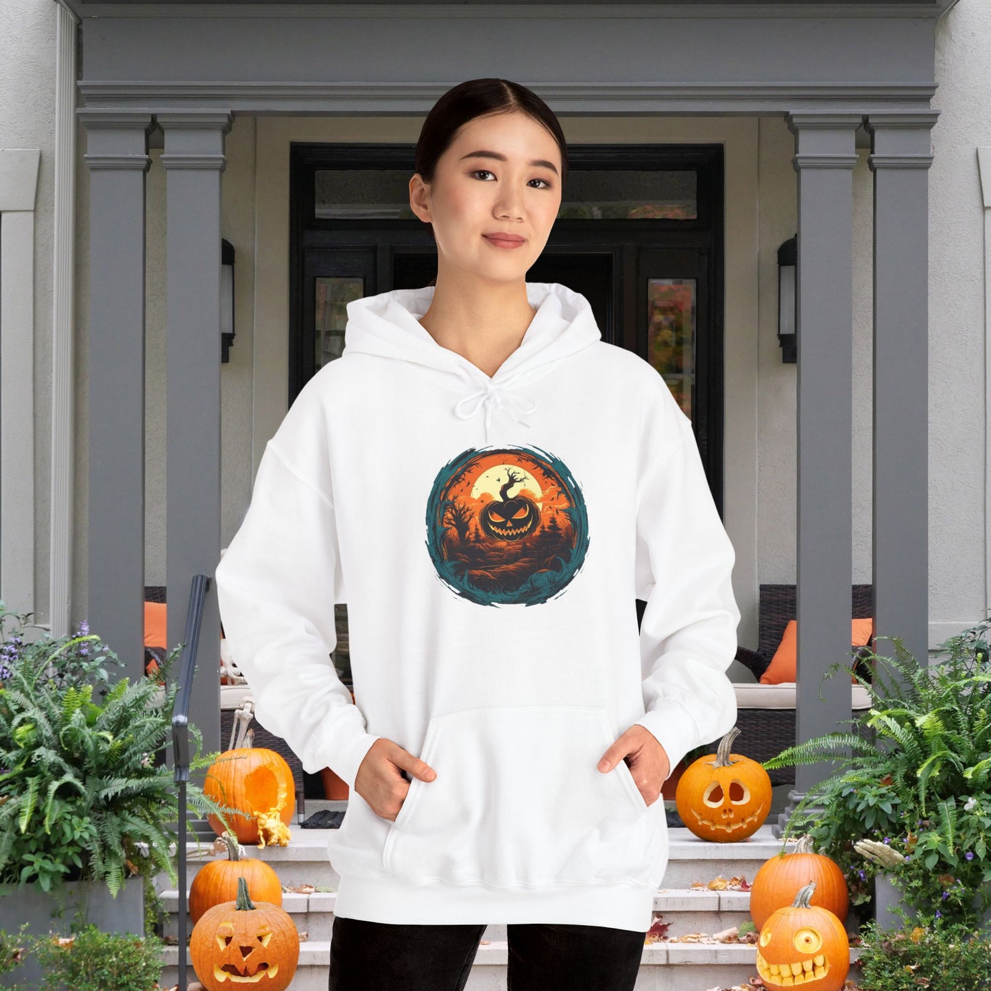 Midnight Carve Heavy Blend™ Hooded Sweatshirt