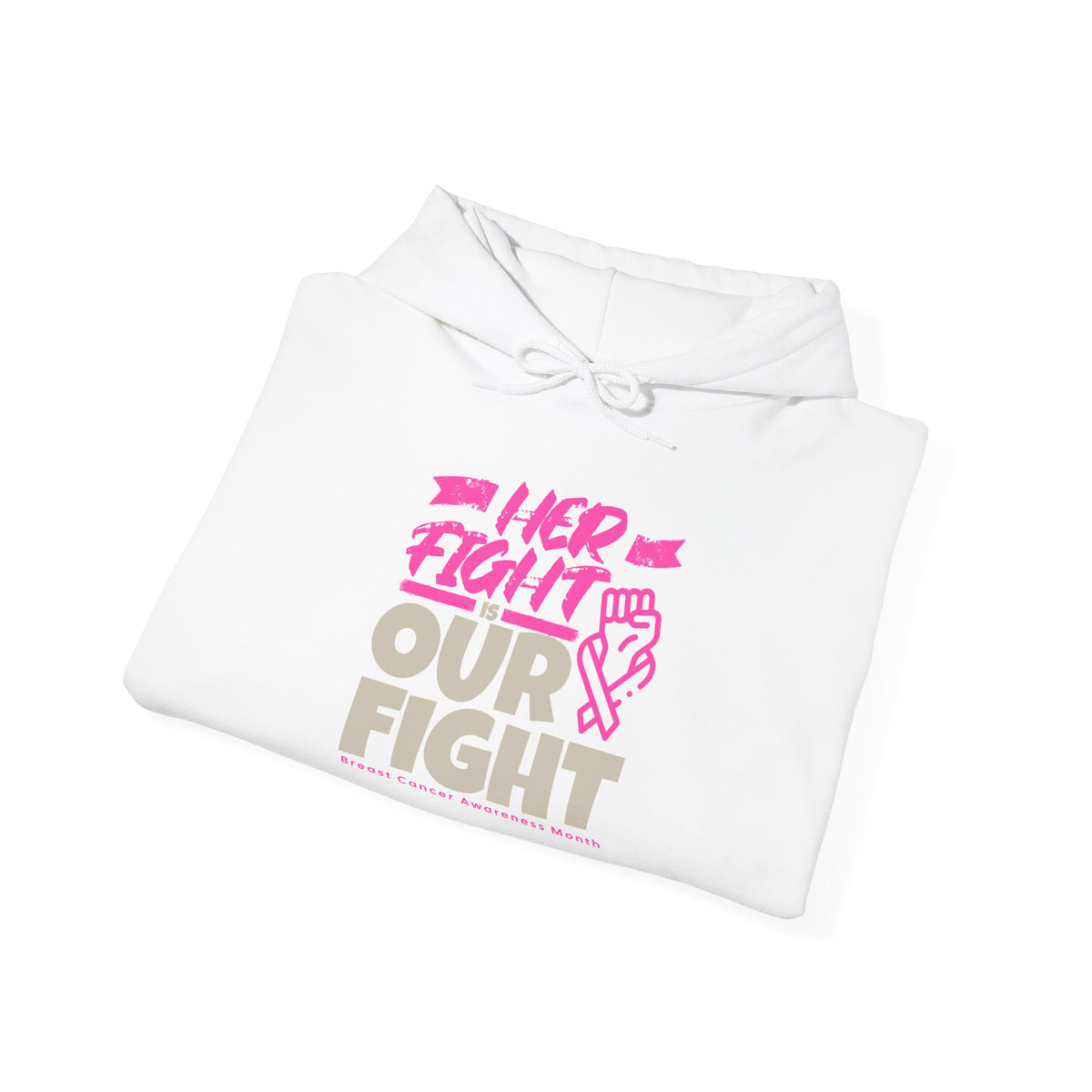 Her Fight is Our Fight Heavy Blend™ Hooded Sweatshirt