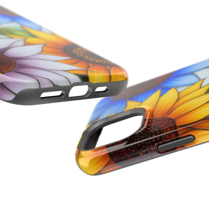 Colorful Sunflowers MagSafe® Compatible Tough Case for iPhone