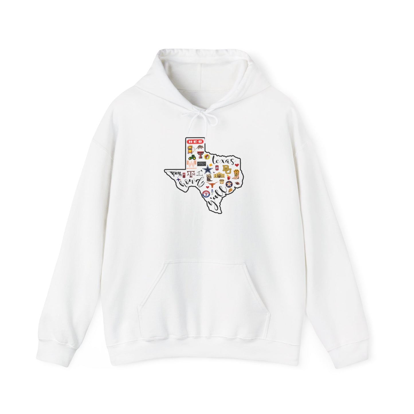 Howdy Y'all Texas Things Heavy Blend™ Hooded Sweatshirt