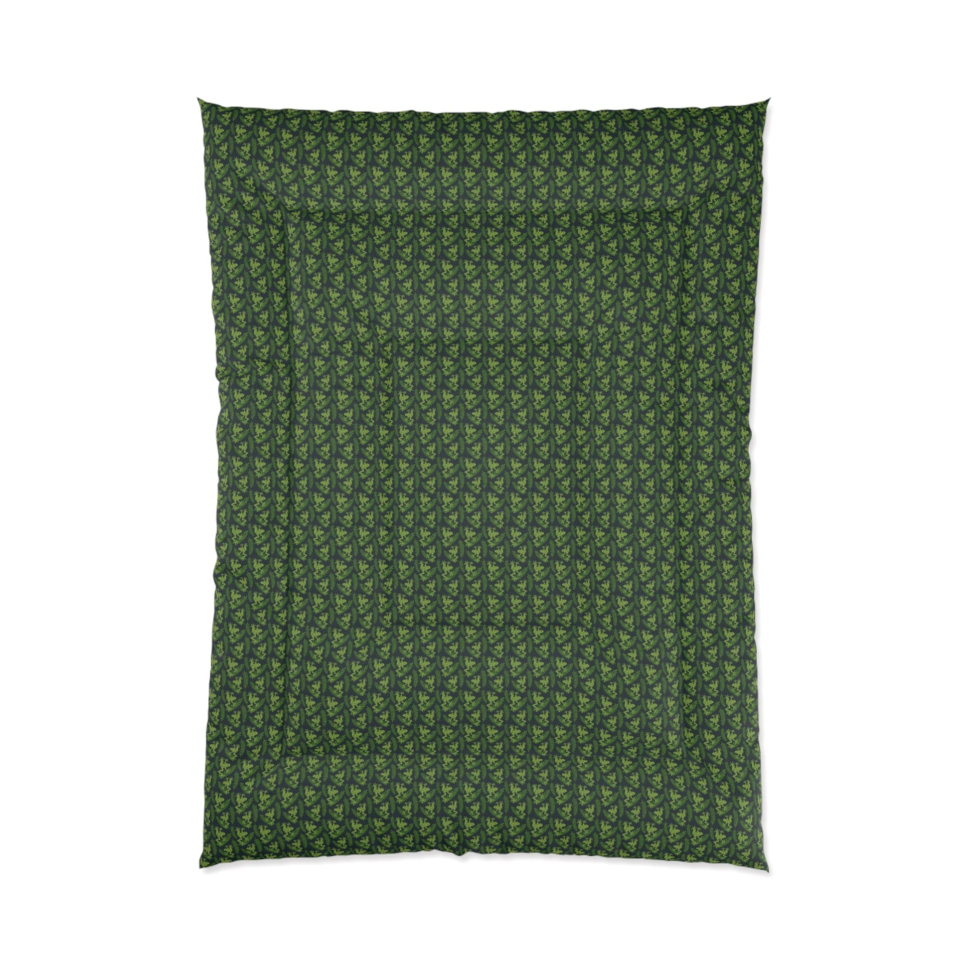 Emerald Canopy Frogs Comforter