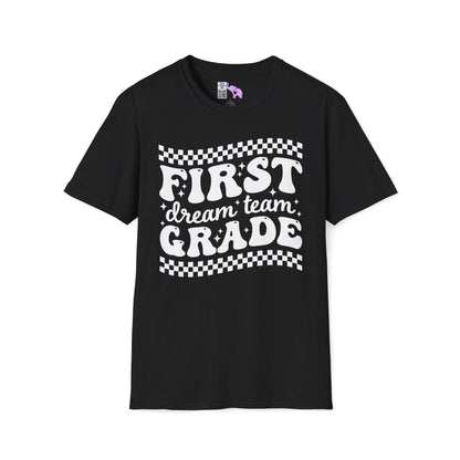 First Grade Dream Team Adult T-shirt