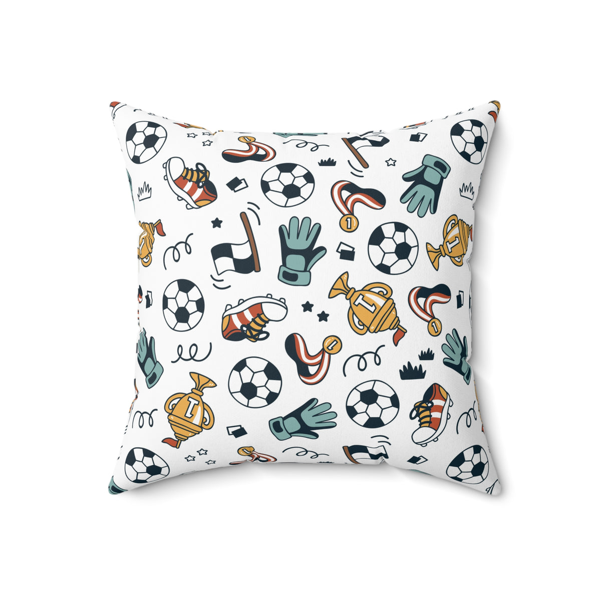 Little Soccer Legends Throw Pillow