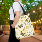 Sunlit Butterfly Bloom Canvas Tote Bag