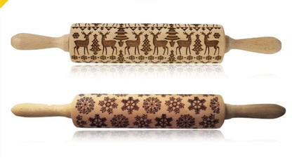Decorative Embossed Rolling Pins for Baking