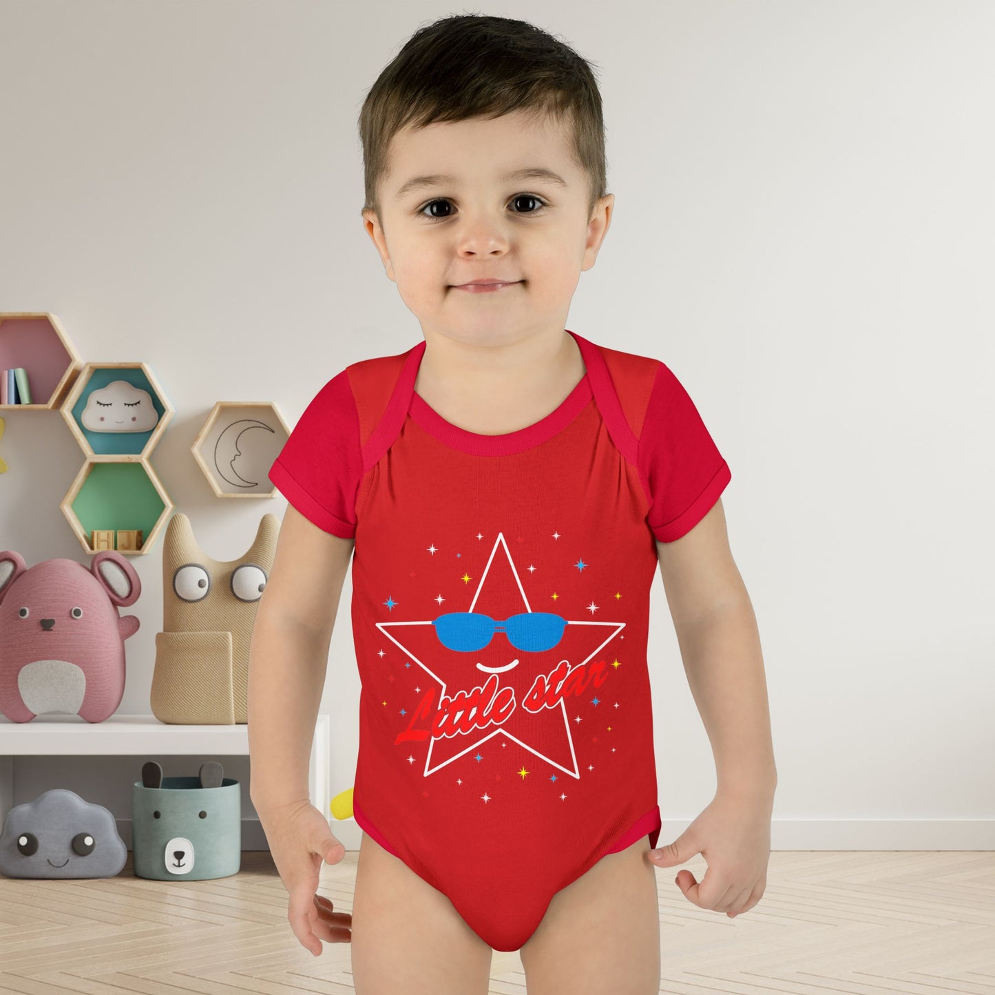 Little Star Infant Baby Rib Bodysuit