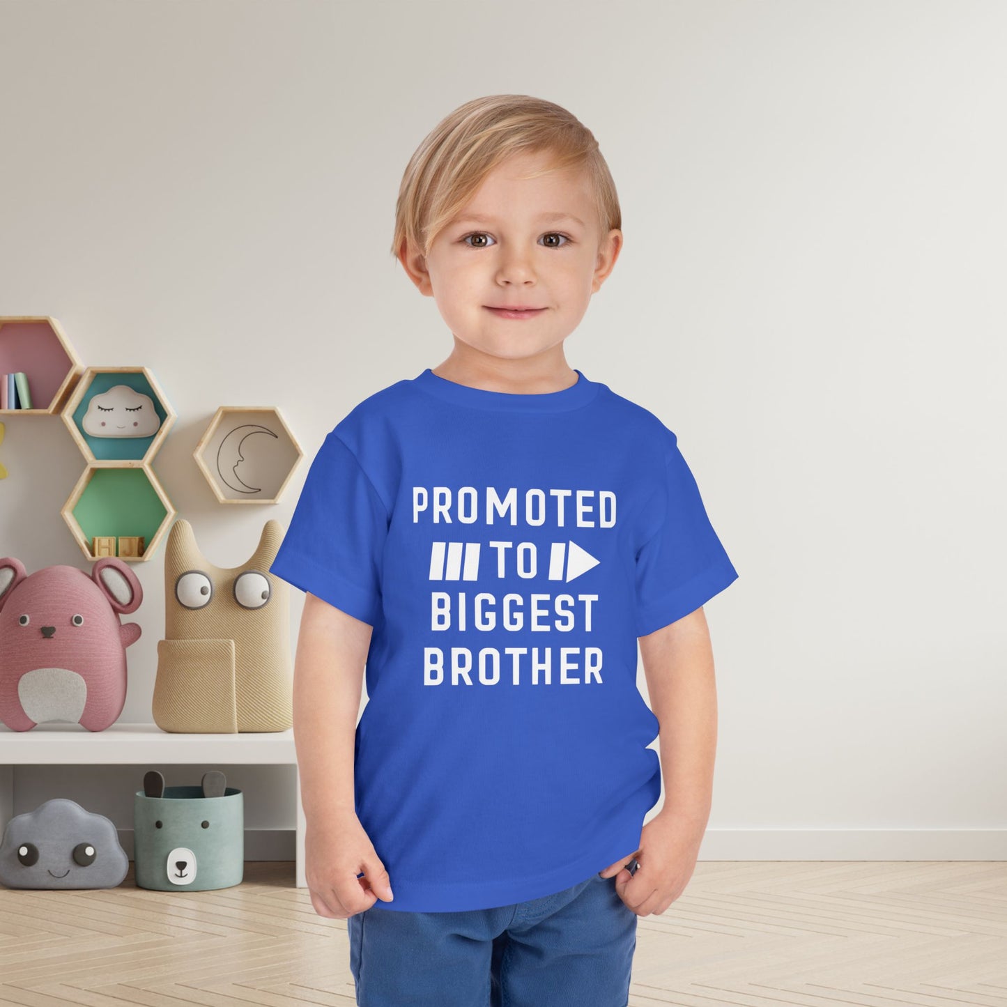 Promoted to Biggest Brother (Arrow) Toddler Tee
