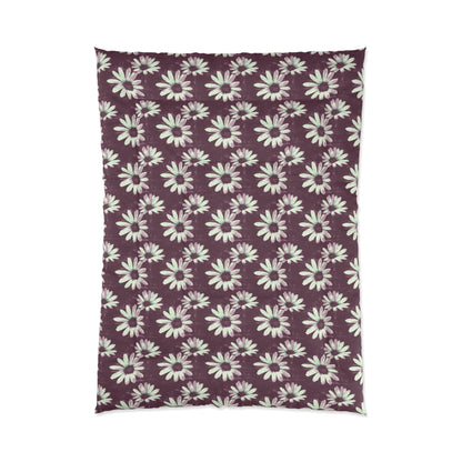 Purple Tide Petals Comforter