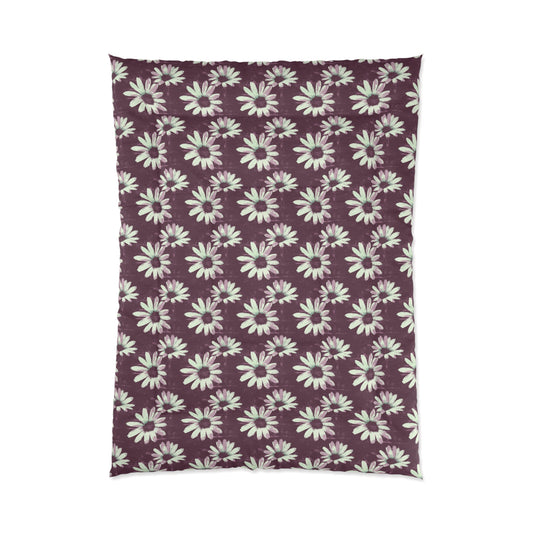 Purple Tide Petals Comforter
