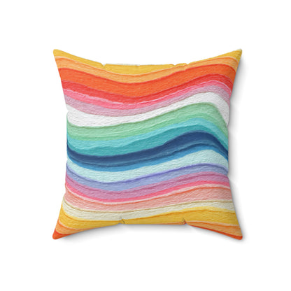 Spectrum Surge Throw Pillow