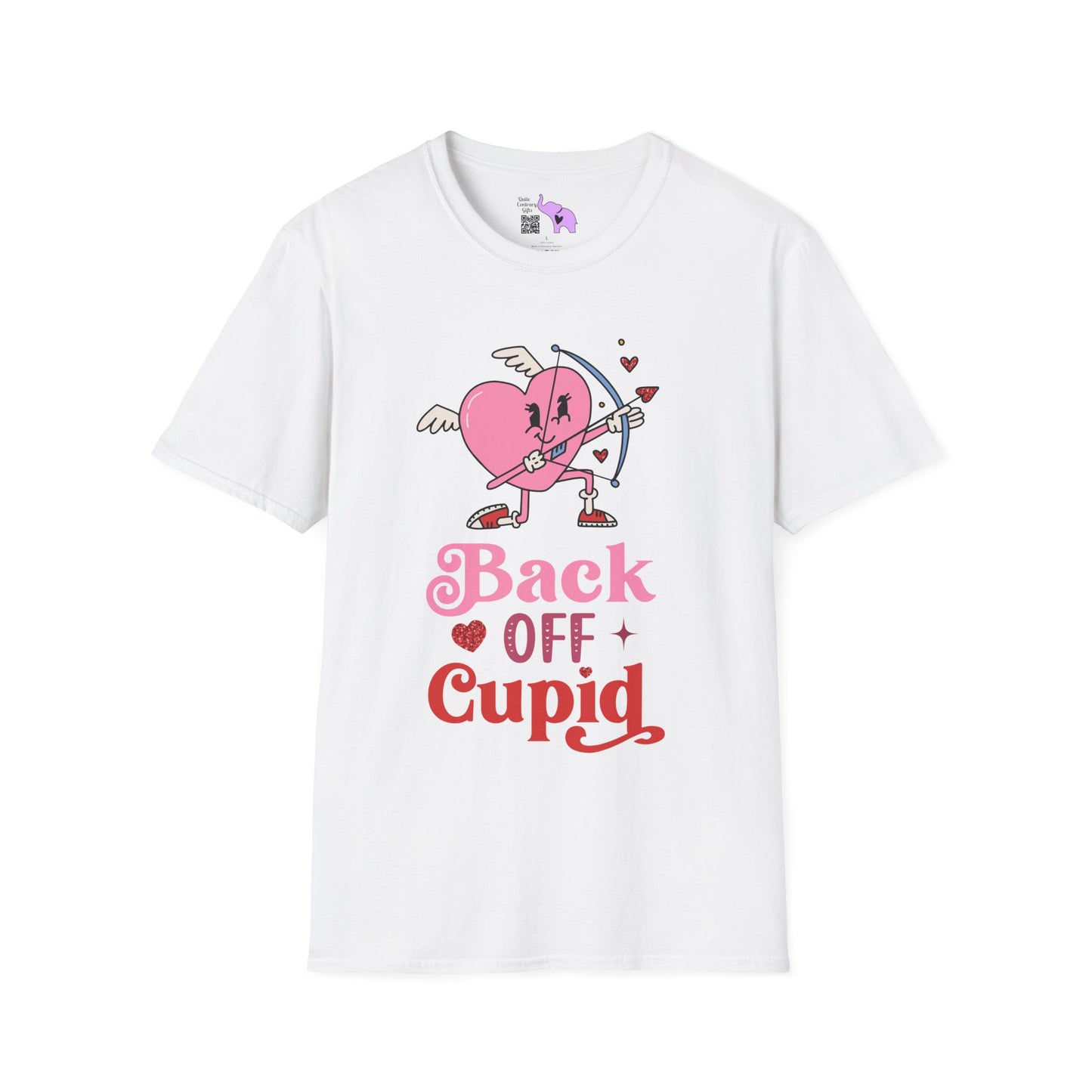 Back Off Cupid Adult Unisex Tshirt