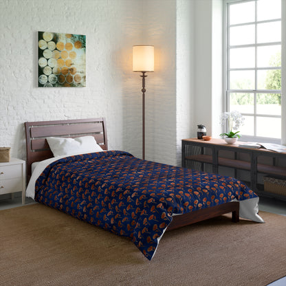 Crimson Luxe Petals Basic Bedding Set