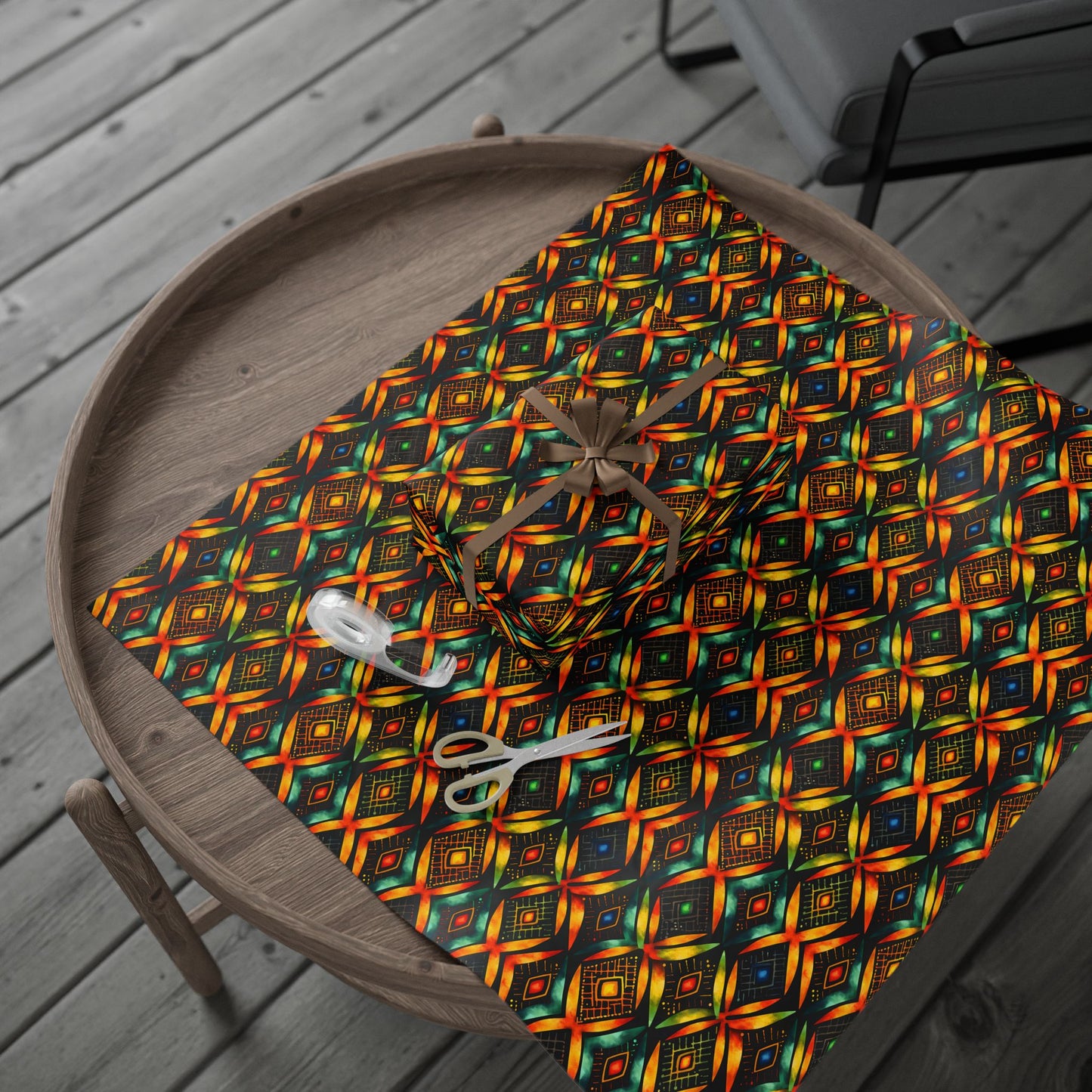 Legacy Lines Kwanzaa Wrapping Paper