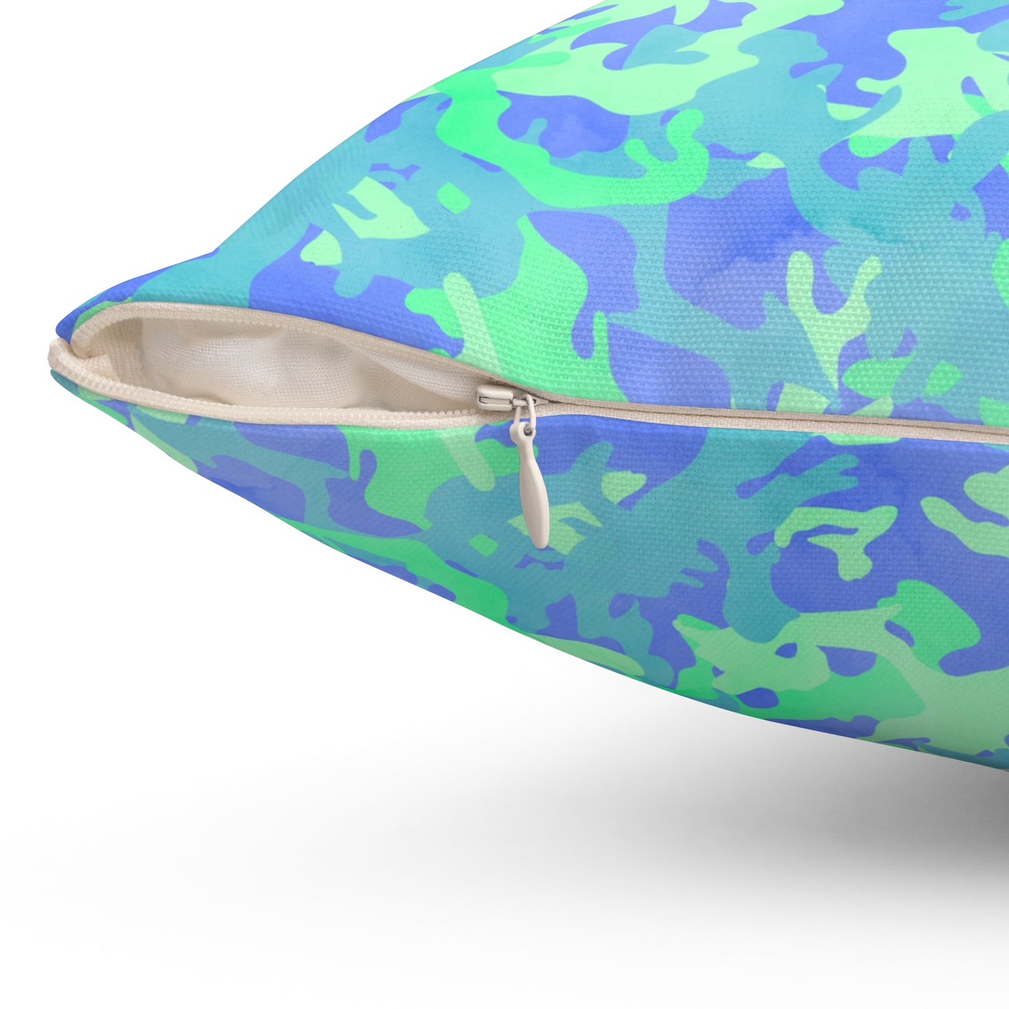 Glacier Grove Camo Throw Pillow
