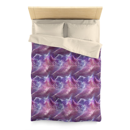 Blush Orchid Sheer & Lace Duvet Bedding Set