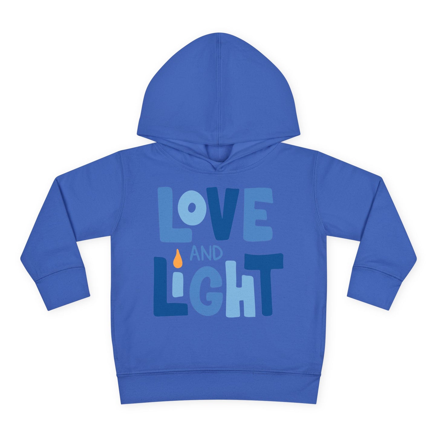 Hanukkah Love & Light 2 Toddler Pullover Fleece Hoodie