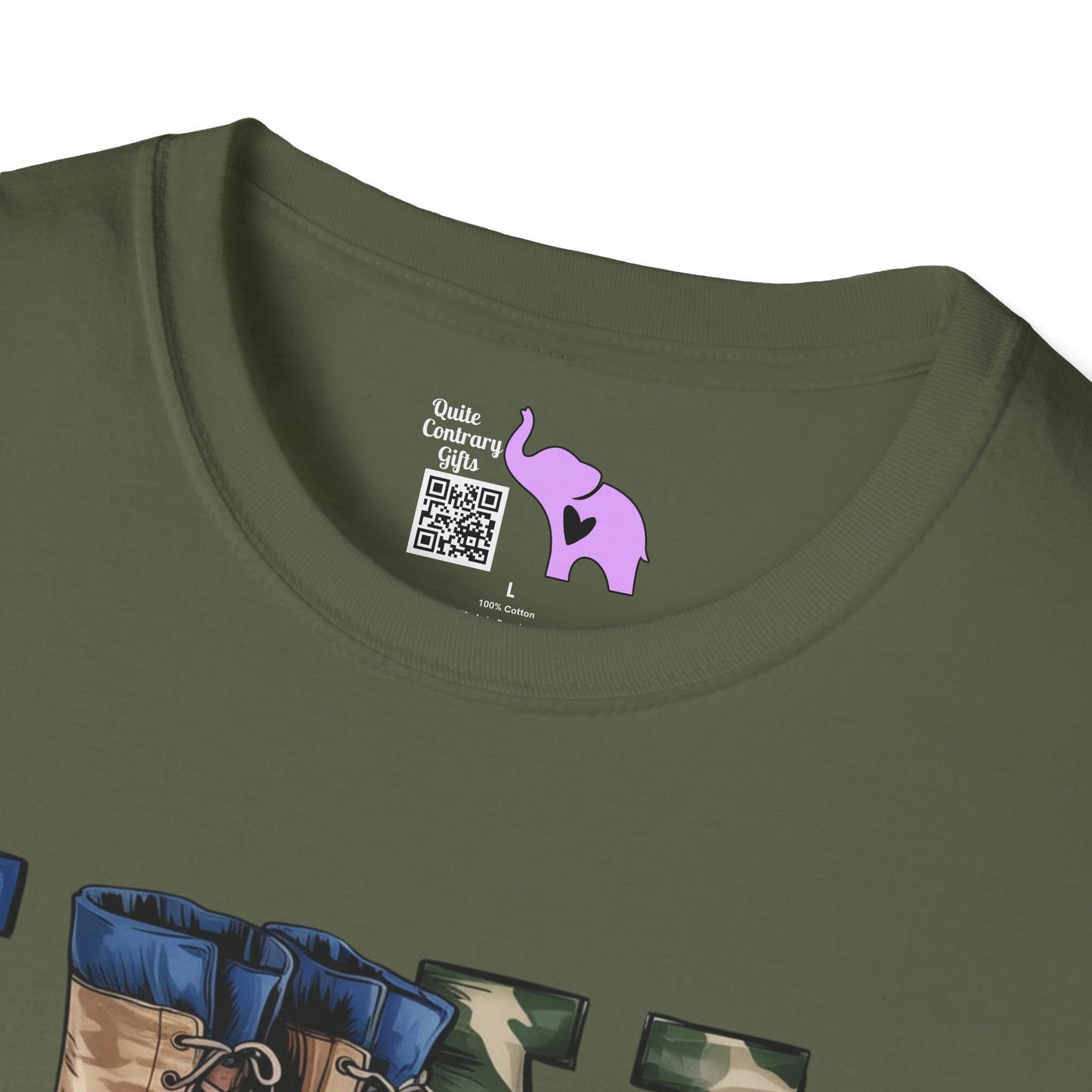 Love My Hero (Military Boots) Adult T-Shirt
