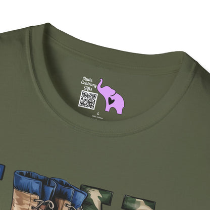 Love My Hero (Military Boots) Adult T-Shirt