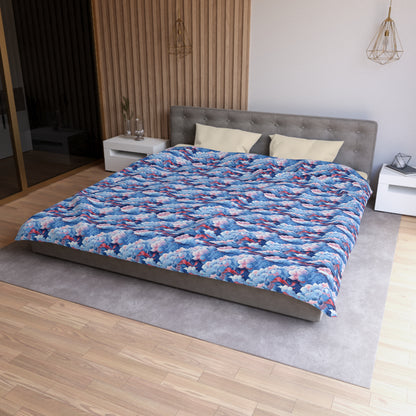 Azure Kumo Flow Duvet Bedding Set