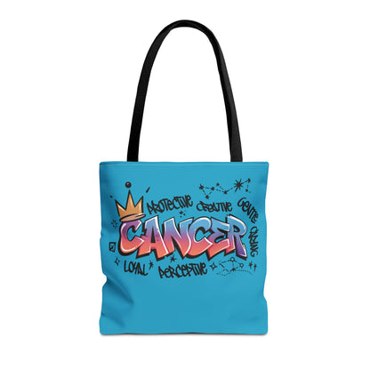 Cancer Street Art Canvas Tote Bag