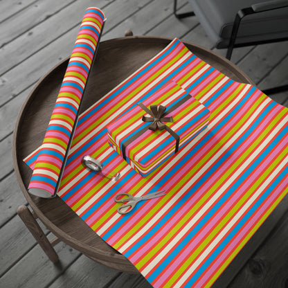 Colorful Trails Wrapping Paper