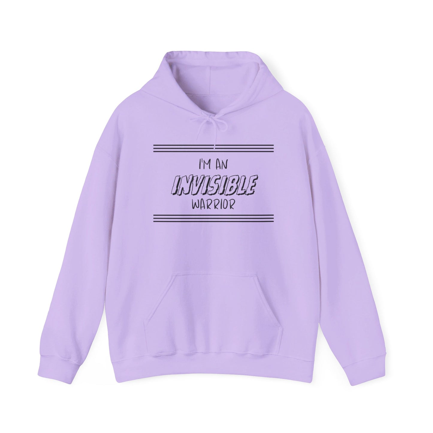 I'm An Invisible Warrior Heavy Blend™ Hooded Sweatshirt