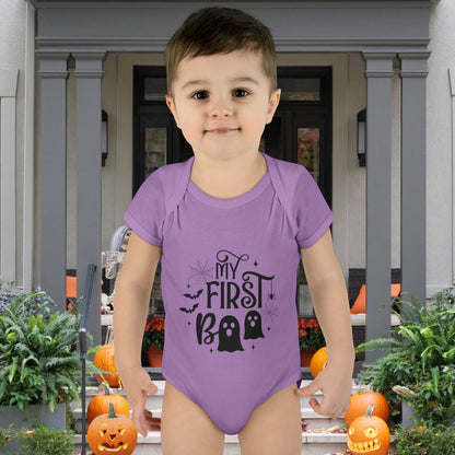 My First Boo Infant Baby Rib Bodysuit