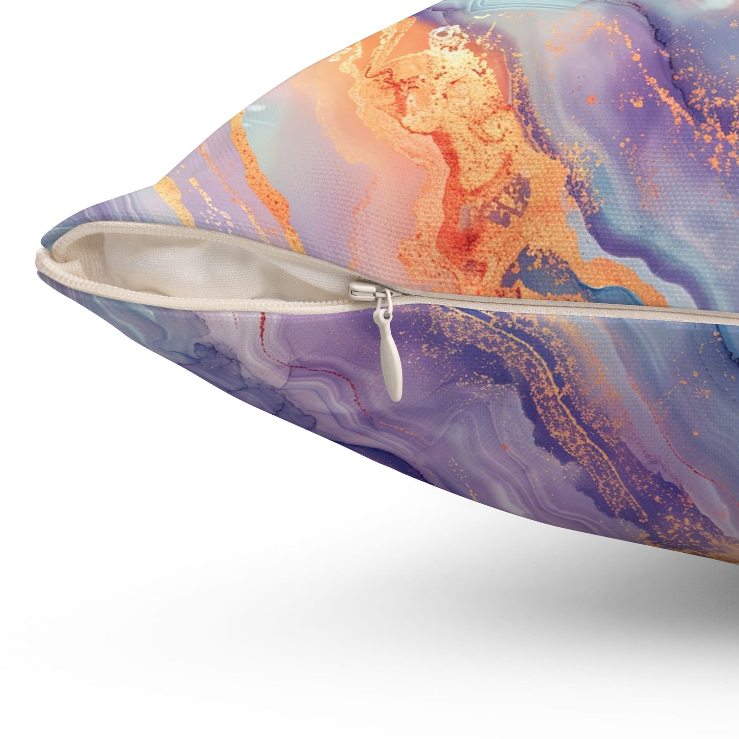 Dreamwave Marble Throw Pillow