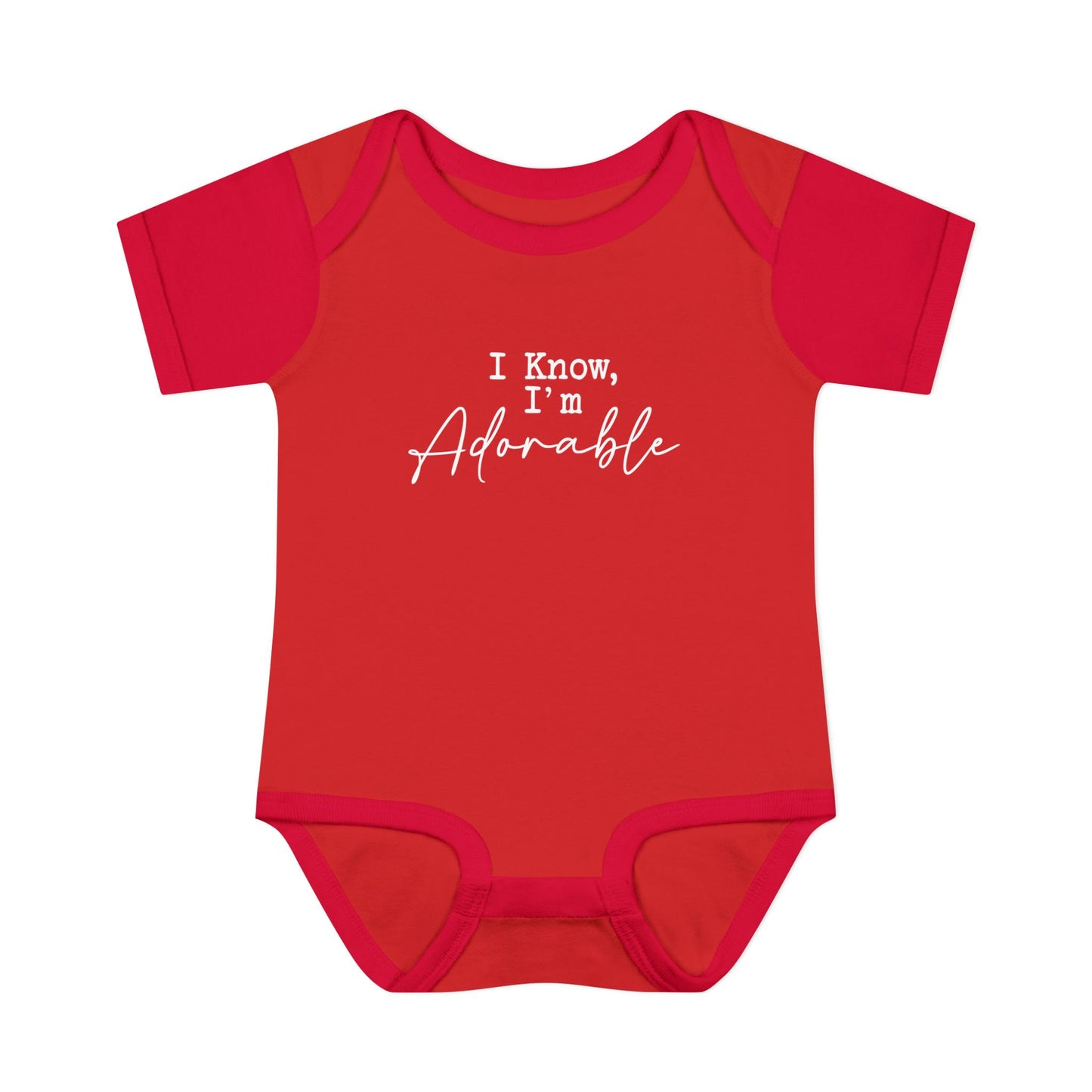 I Know I'm Adorable Infant Onesie