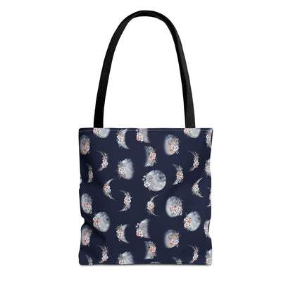 Lunar Garden Canvas Tote Bag