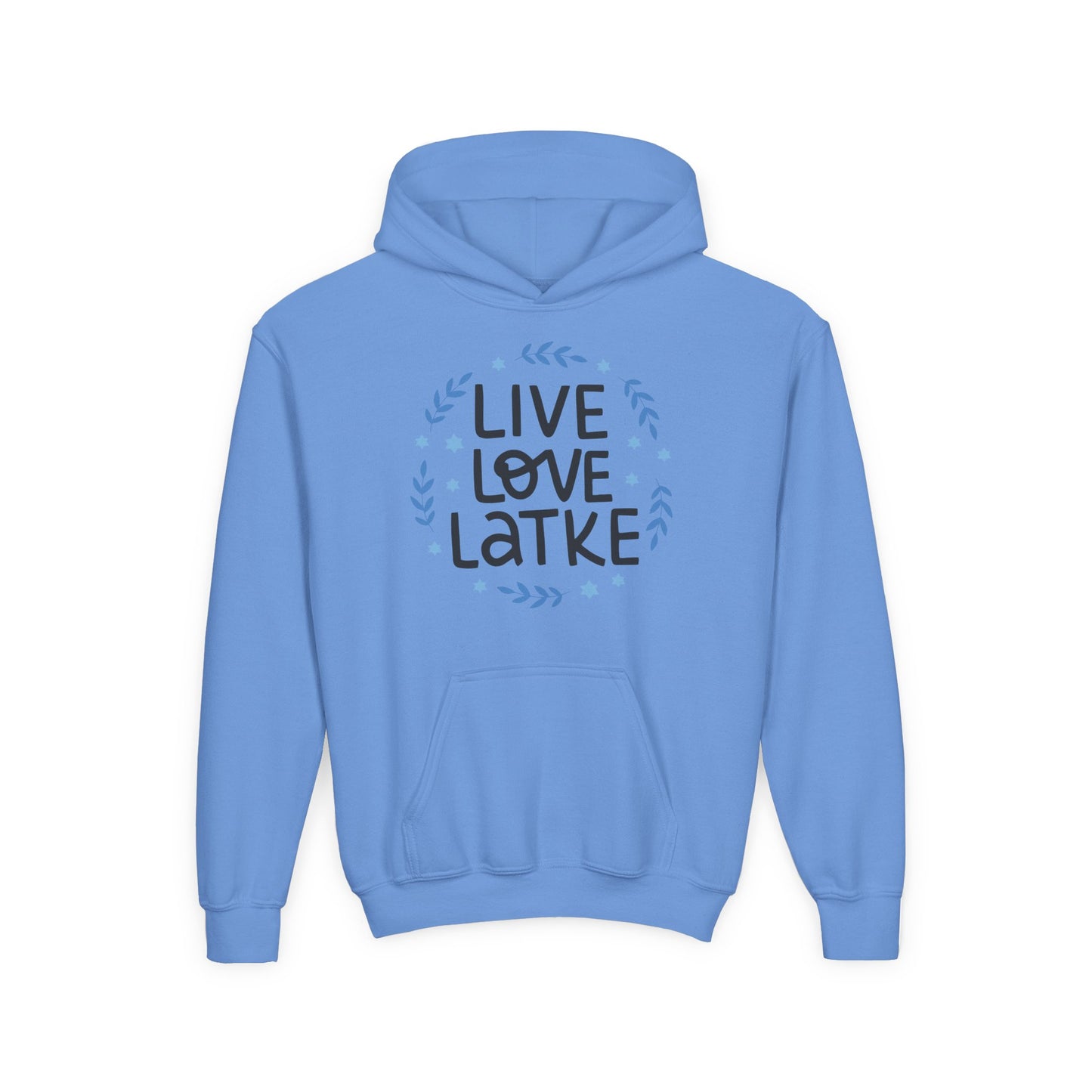 Hanukkah Live Love Latke Youth Hoodie