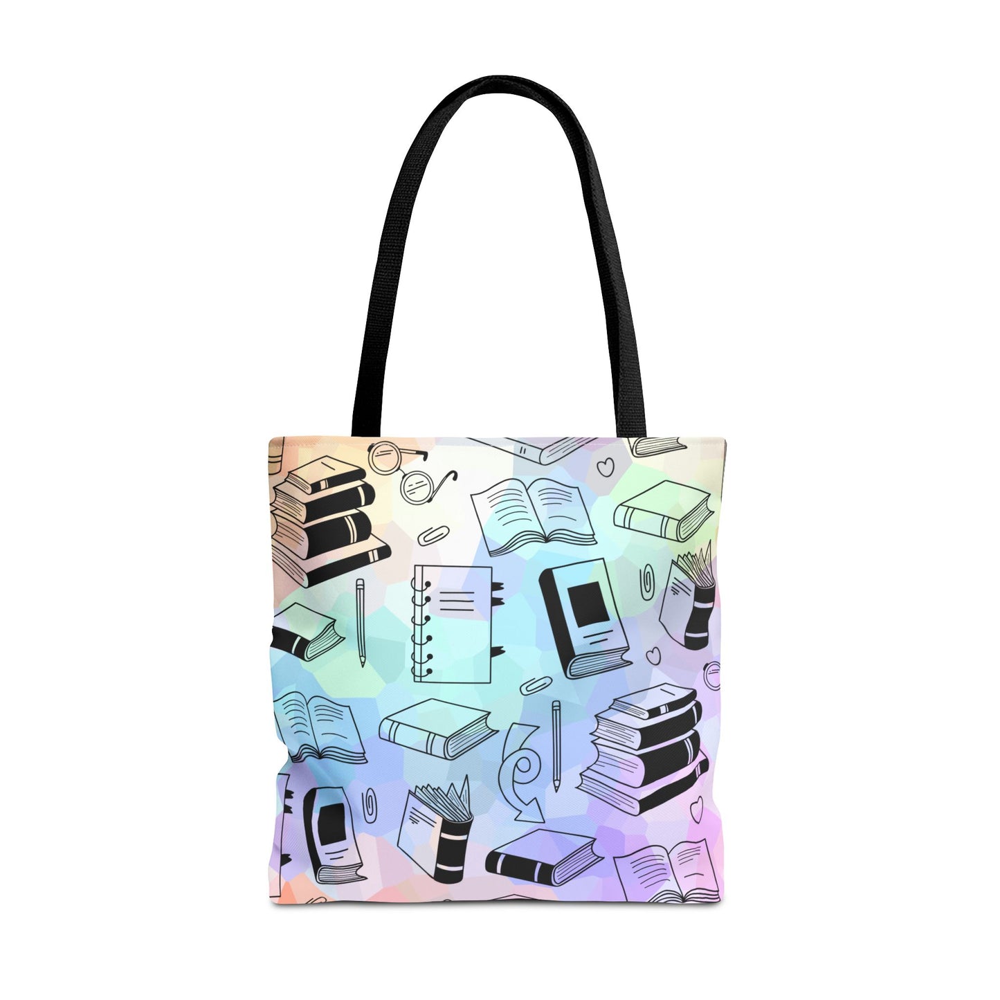 Colorful Chapters Canvas Tote Bag