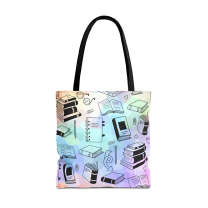 Colorful Chapters Canvas Tote Bag